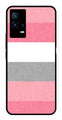 Pink Pattern Metal Mobile Case for iQOO 8 5G   (Design No -23)