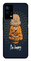 Be Happy Metal Mobile Case for iQOO 8 5G   (Design No -27)