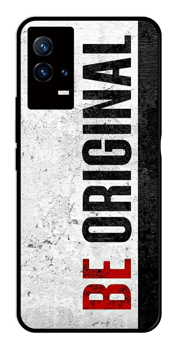 Be Original Metal Mobile Case for iQOO 8 5G   (Design No -38)