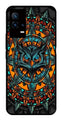 Owl Pattern Metal Mobile Case for iQOO 8 5G   (Design No -42)