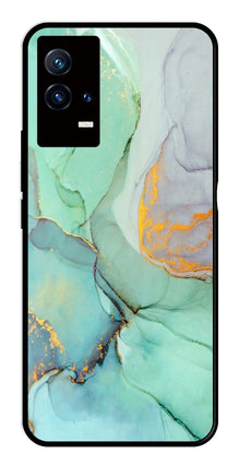 Marble Design Metal Mobile Case for iQOO 8 5G