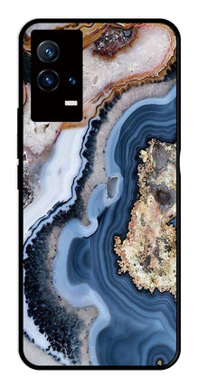 Marble Design Metal Mobile Case for iQOO 8 5G