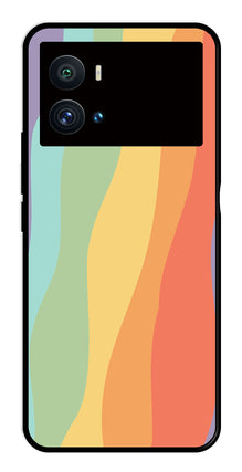 Muted Rainbow Metal Mobile Case for iQOO 9 Pro