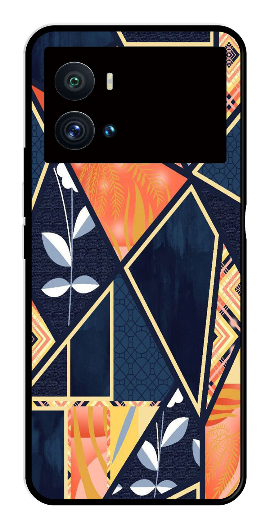 Marble Design Metal Mobile Case for iQOO 9 Pro   (Design No -07)