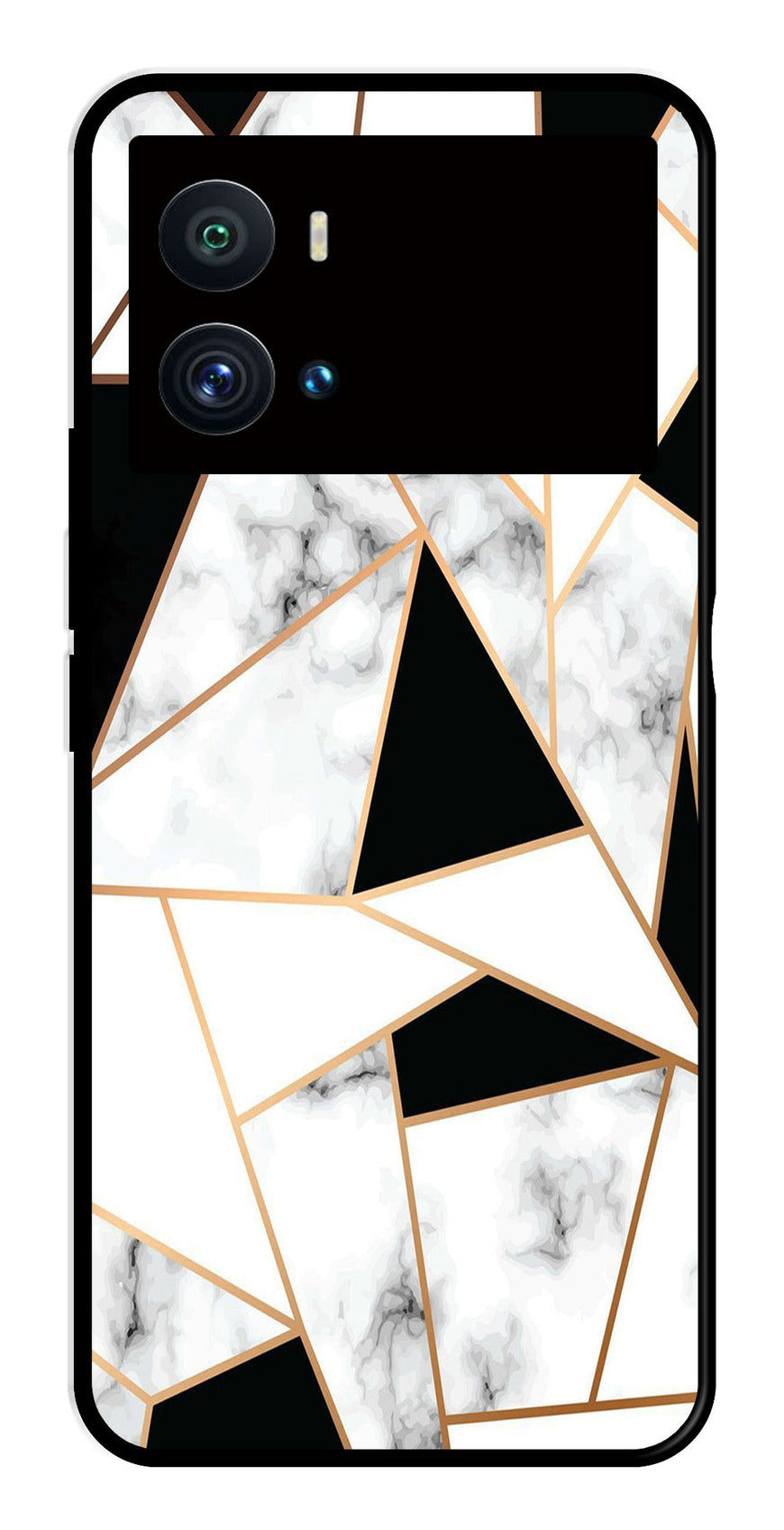 Marble Design2 Metal Mobile Case for iQOO 9 Pro   (Design No -08)