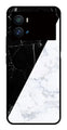 Black White Marble Design Metal Mobile Case for iQOO 9 Pro   (Design No -09)