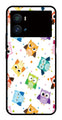 Owls Pattern Metal Mobile Case for iQOO 9 Pro   (Design No -20)