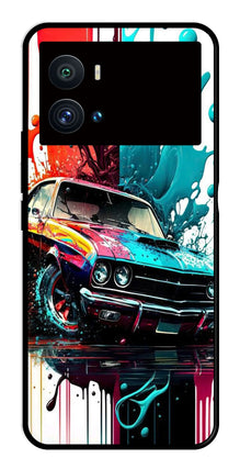 Vintage Car Metal Mobile Case for iQOO 9 Pro