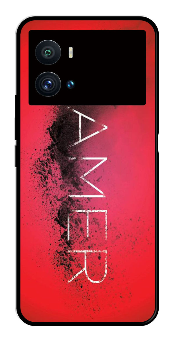 Gamer Pattern Metal Mobile Case for iQOO 9 Pro   (Design No -41)