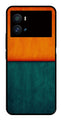 Orange Green Pattern Metal Mobile Case for iQOO 9 Pro   (Design No -45)
