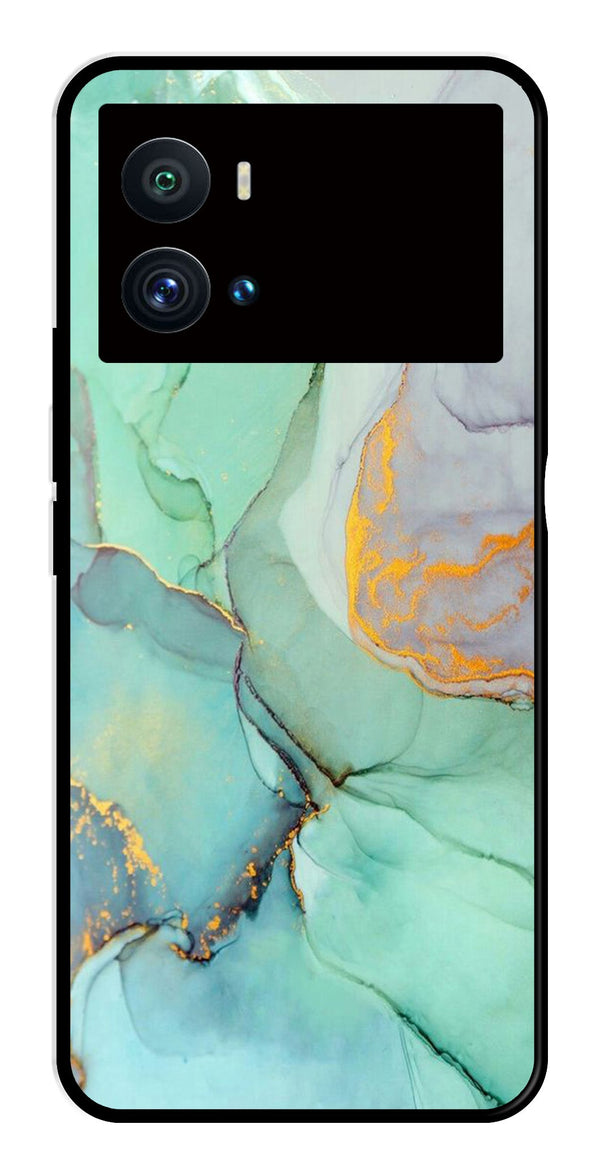 Marble Design Metal Mobile Case for iQOO 9 Pro   (Design No -46)