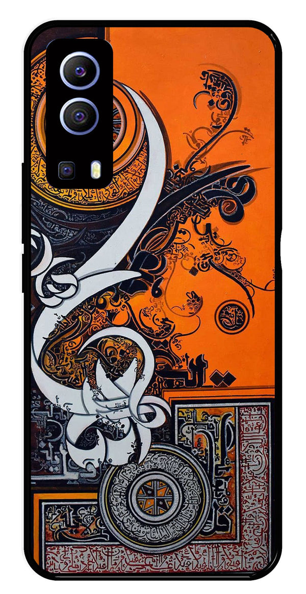 Qalander Art Metal Mobile Case for iQOO Z3   (Design No -16)