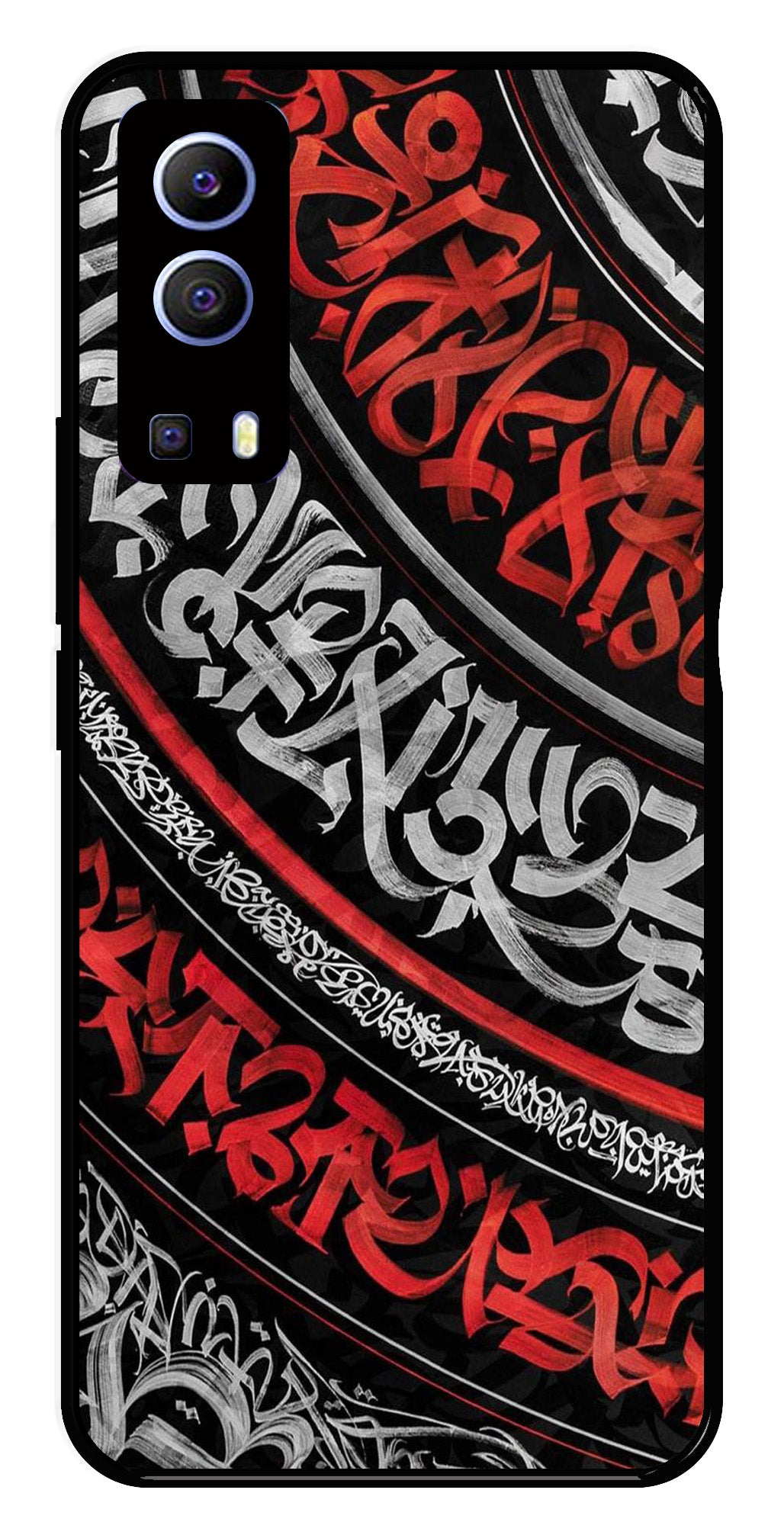 Qalander Art Metal Mobile Case for iQOO Z3   (Design No -49)