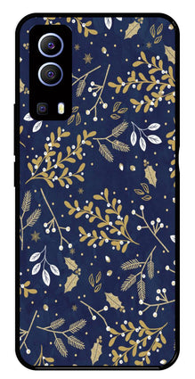 Floral Pattern  Metal Mobile Case for iQOO Z3