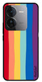 Rainbow MultiColor Metal Mobile Case for iQOO Z9 5G (Design No -03)