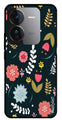 Floral Pattern2 Metal Mobile Case for iQOO Z9 5G (Design No -12)