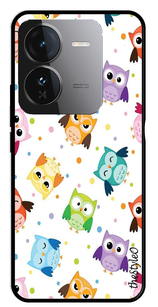 Autumn Leaf Metal Mobile Case for iQOO Z9 5G (Design No -19)