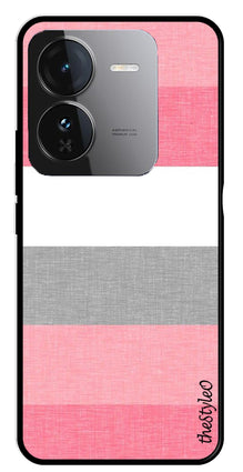 Hearts Pattern Metal Mobile Case for iQOO Z9 5G