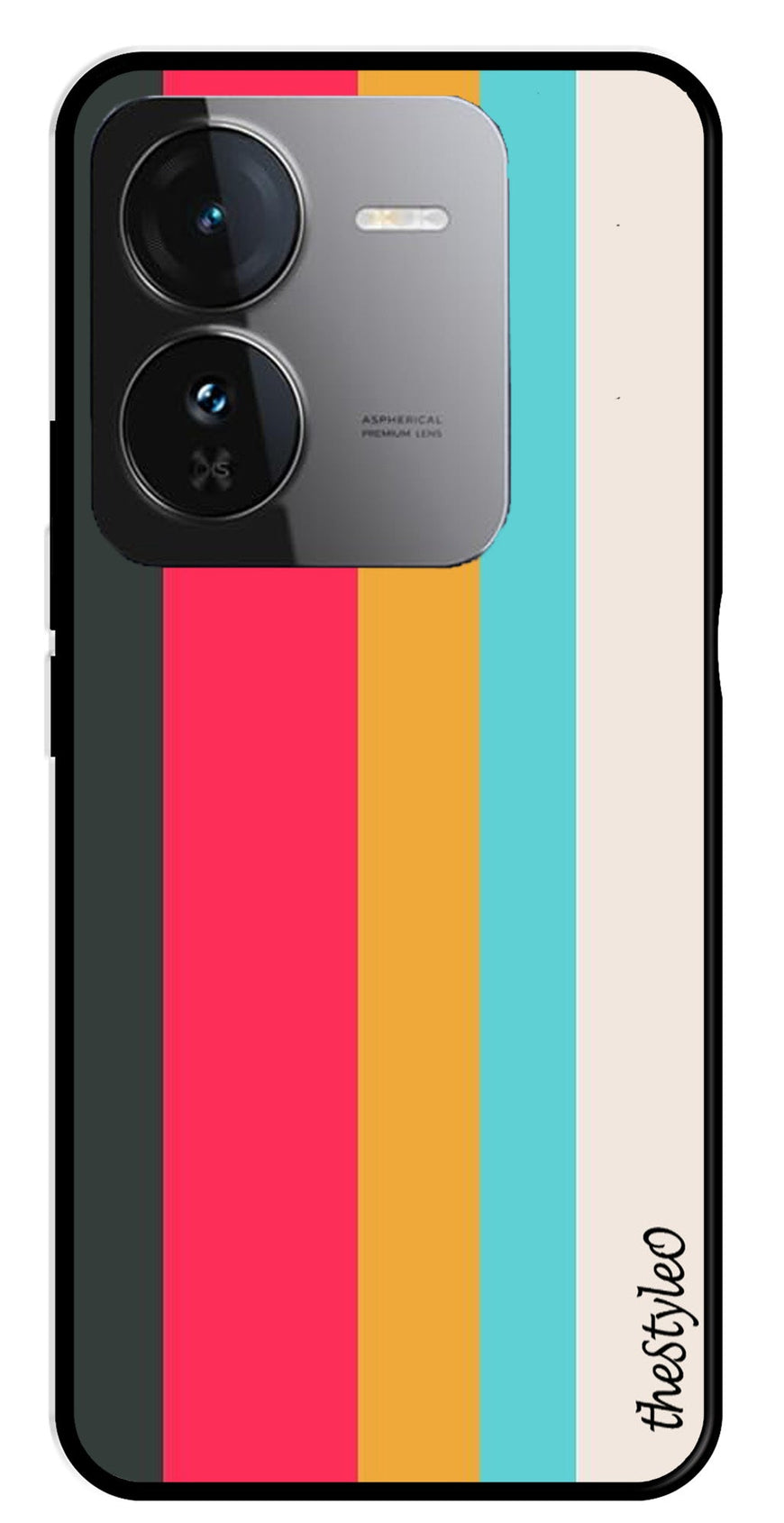 Feathers Metal Mobile Case for iQOO Z9 5G (Design No -30)