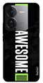 Alphabets Metal Mobile Case for iQOO Z9 5G (Design No -32)
