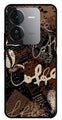 Marble Pattern Metal Mobile Case for iQOO Z9 5G (Design No -36)