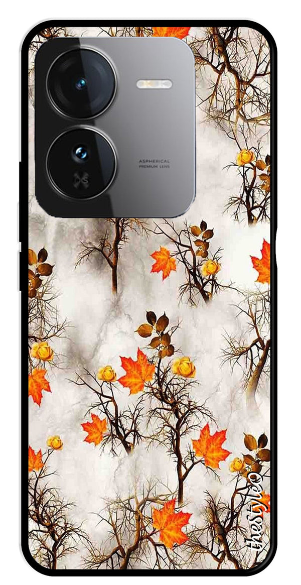Map Design Metal Mobile Case for iQOO Z9 5G (Design No -54)