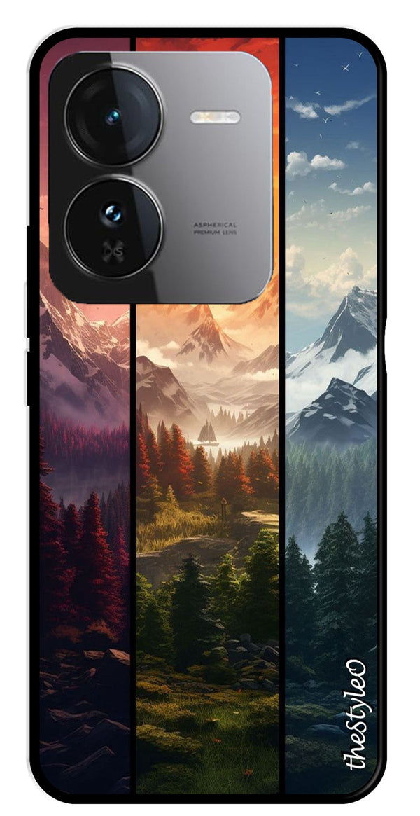 Nature Design Metal Mobile Case for iQOO Z9 5G (Design No -71)