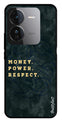 Money Power Respect Metal Mobile Case for iQOO Z9 5G (Design No -79)