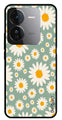 Floral Design Metal Mobile Case for iQOO Z9 5G (Design No -87)