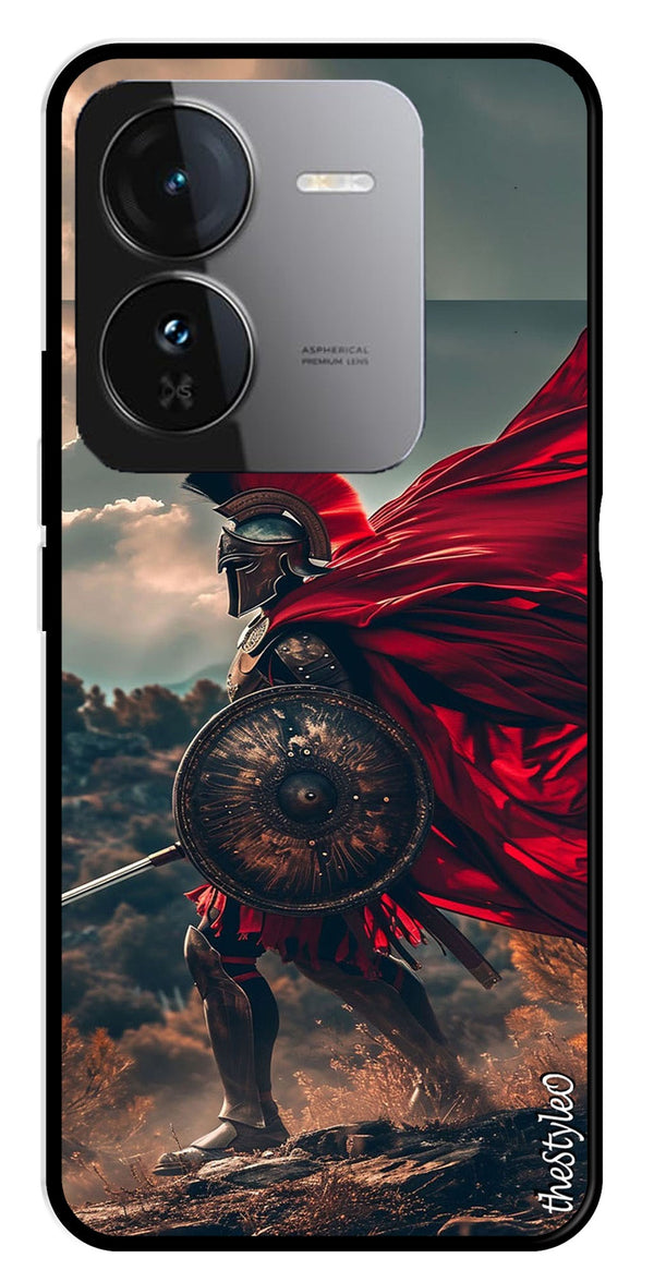 Spartan Fighter Metal Mobile Case for iQOO Z9 5G (Design No -89)
