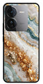 Marble Design Metal Mobile Case for iQOO Z9 5G (Design No -92)
