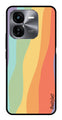 Muted Rainbow Metal Mobile Case for iQOO Z9X 5G (Design No -02)