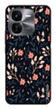 Floral Pattern Metal Mobile Case for iQOO Z9X 5G (Design No -10)
