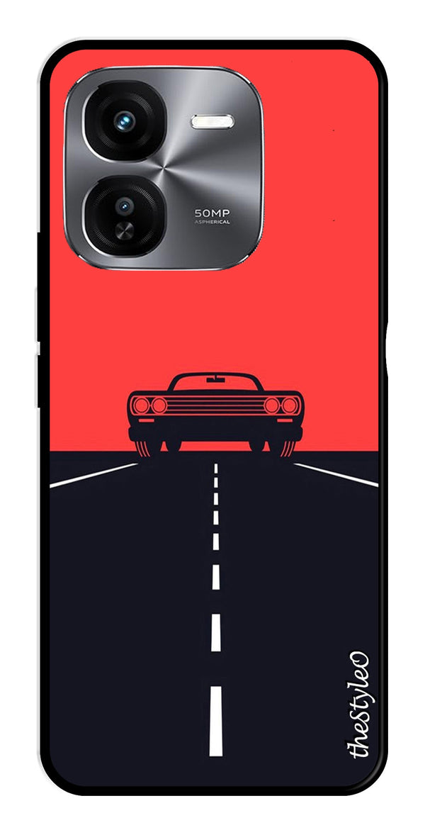 Owls Pattern Metal Mobile Case for iQOO Z9X 5G (Design No -20)