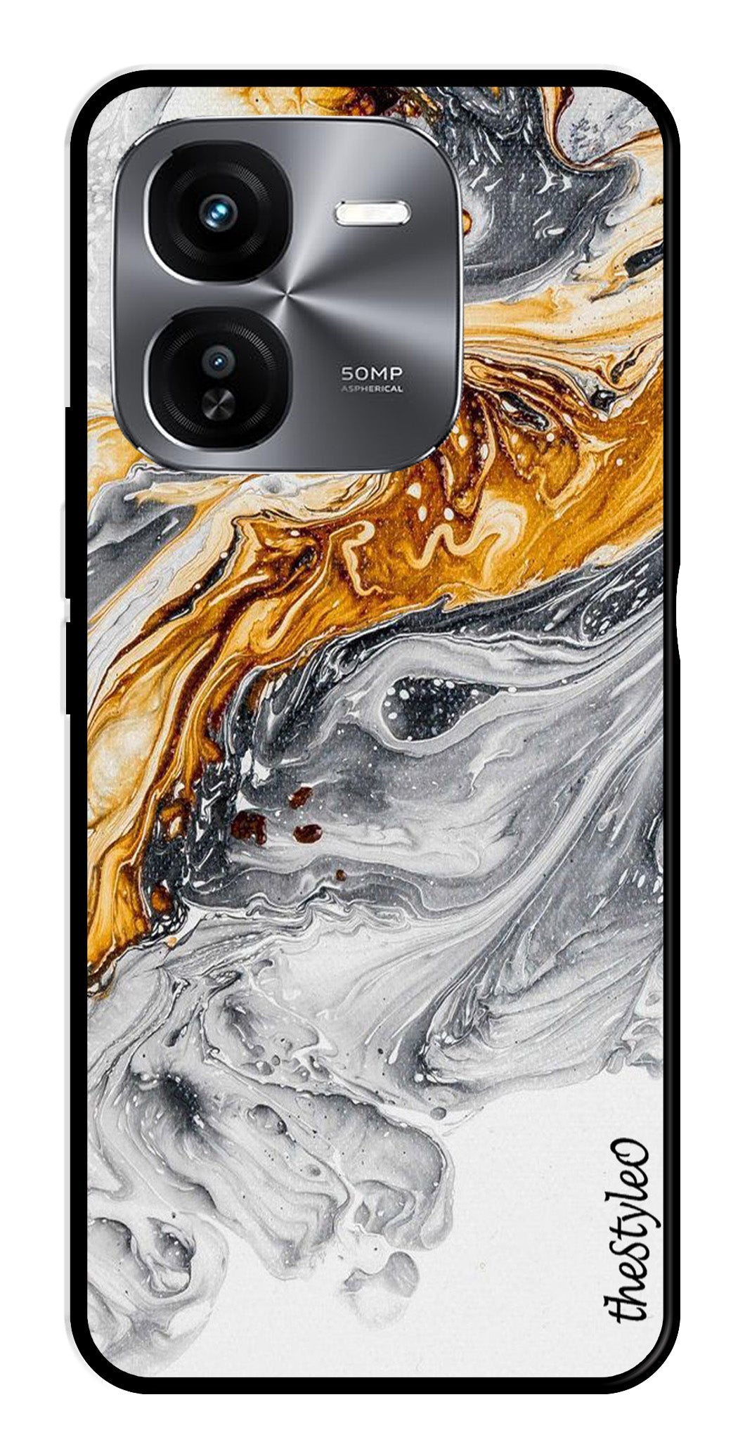 Army Pattern Metal Mobile Case for iQOO Z9X 5G (Design No -35)