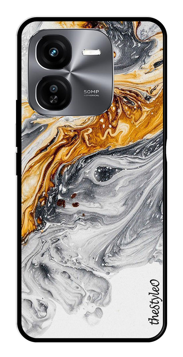 Army Pattern Metal Mobile Case for iQOO Z9X 5G (Design No -35)