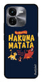 Hakuna Matata Metal Mobile Case for iQOO Z9X 5G (Design No -62)