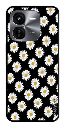 Daisy Flower Metal Mobile Case for iQOO Z9X 5G