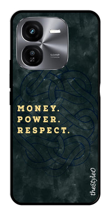 Money Power Respect Metal Mobile Case for iQOO Z9X 5G
