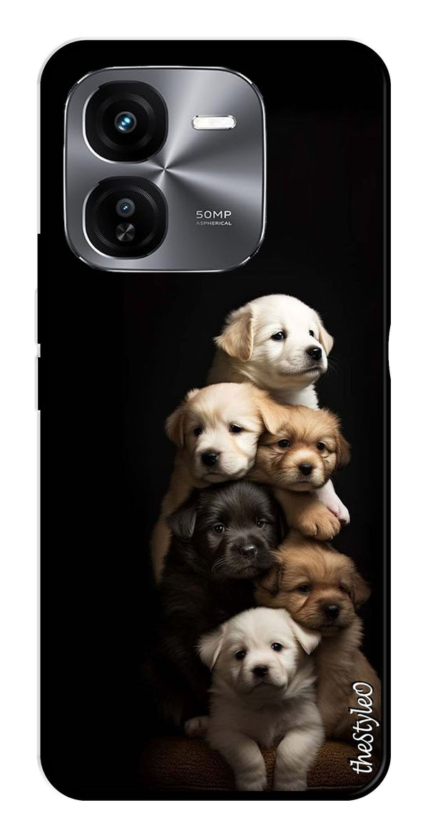 Dog lovers Metal Mobile Case for iQOO Z9X 5G (Design No -88)