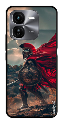 Spartan Fighter Metal Mobile Case for iQOO Z9X 5G