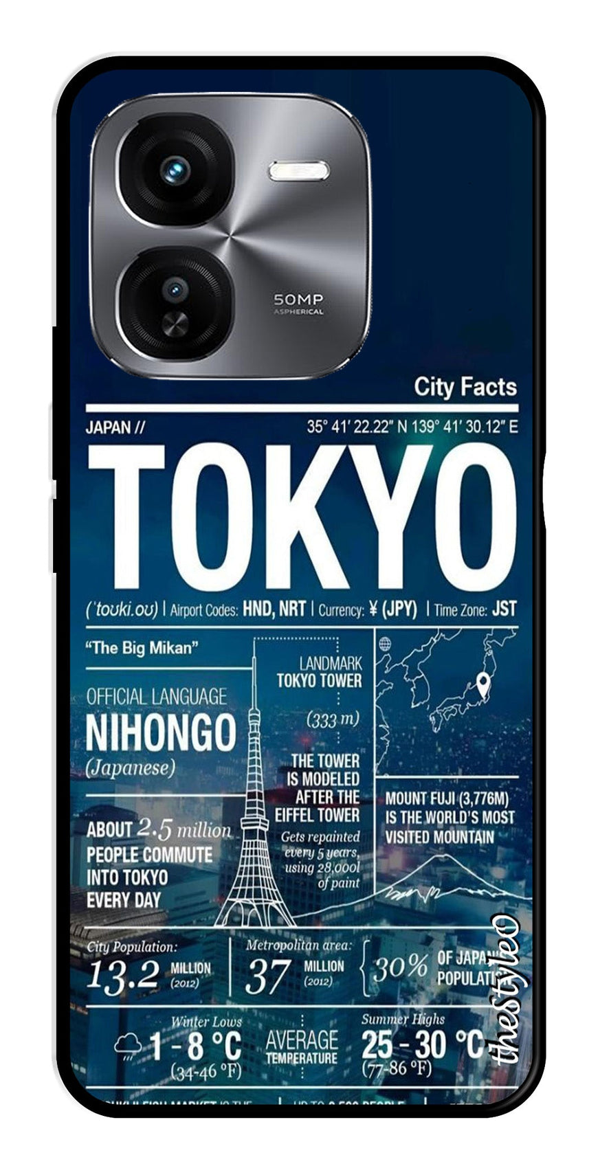 Tokyo Metal Mobile Case for iQOO Z9X 5G (Design No -93)