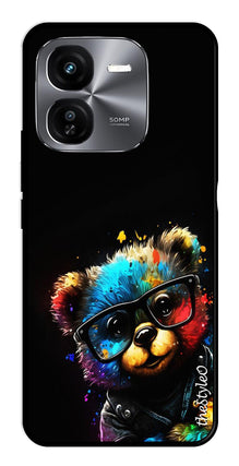 Teddy Bear Metal Mobile Case for iQOO Z9X 5G