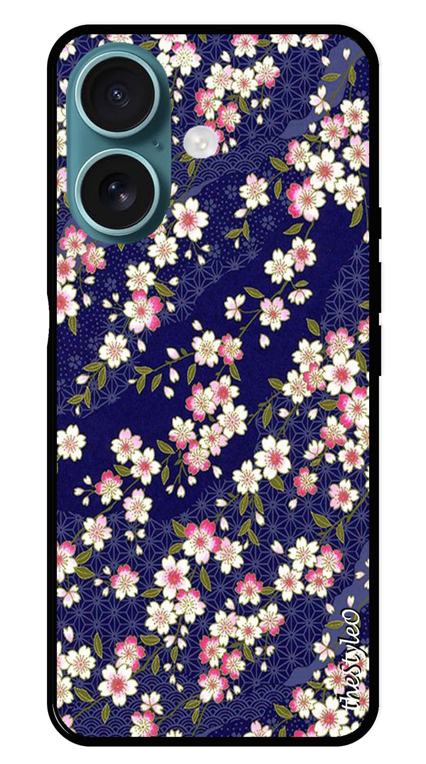 Marble Design Metal Mobile Case for iPhone 16 (Design No -24)