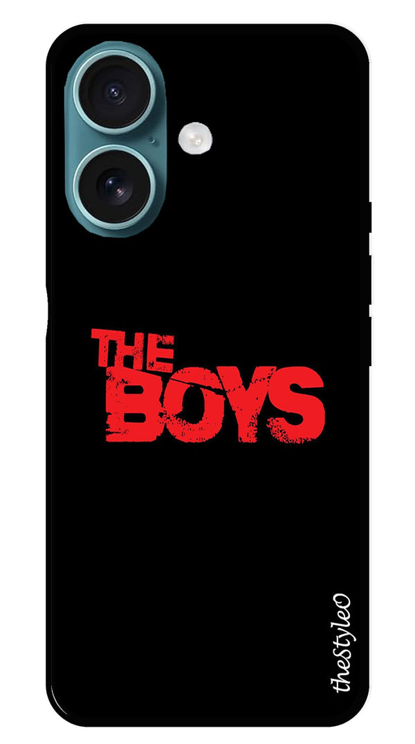 MultiColor Pattern Metal Mobile Case for iPhone 16 (Design No -43)