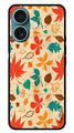 Autumn leaves Metal Mobile Case for iPhone 16 (Design No -55)