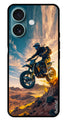 Bike Rider Metal Mobile Case for iPhone 16 (Design No -59)
