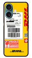 DHL Label Metal Mobile Case for iPhone 16 (Design No -61)