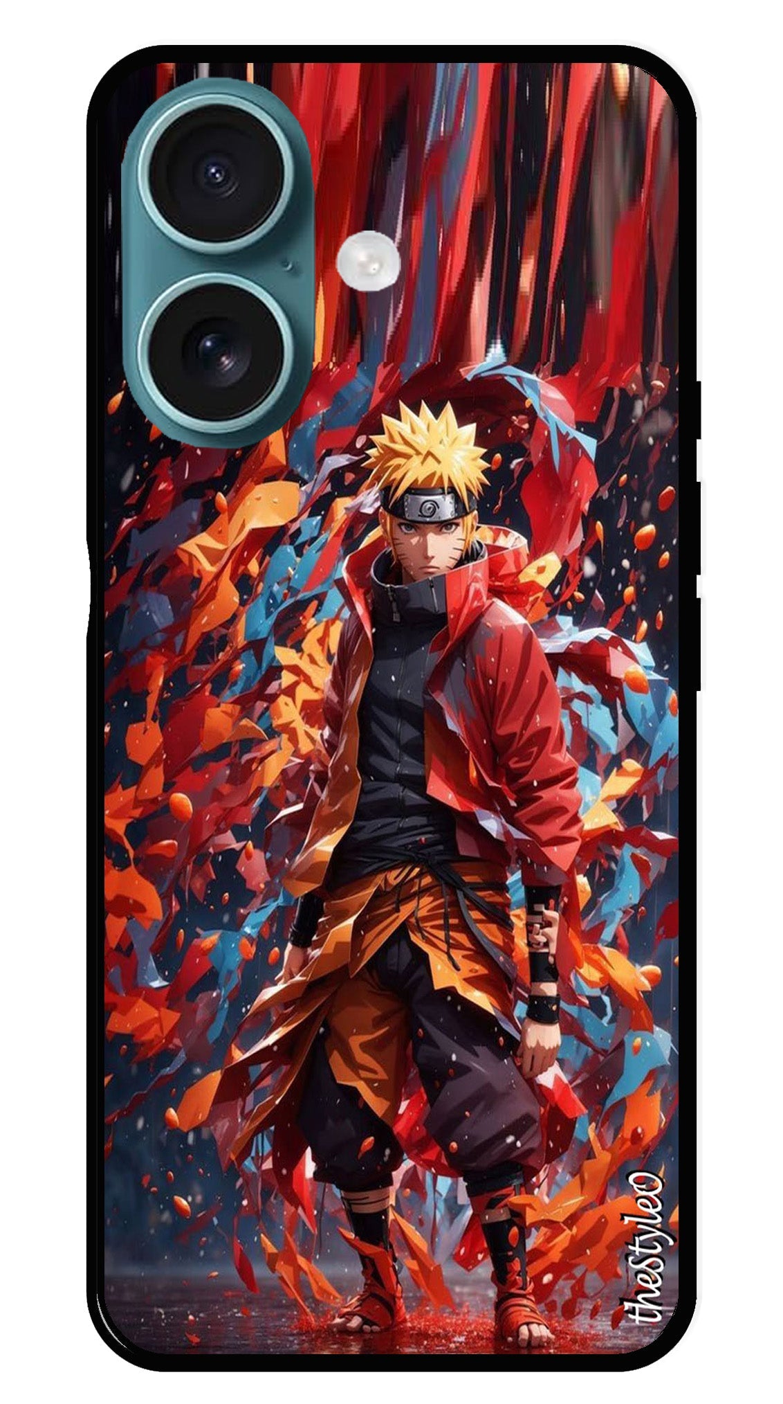 Anime-2 Metal Mobile Case for iPhone 16 (Design No -64)