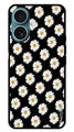 Daisy Flower Metal Mobile Case for iPhone 16 (Design No -75)
